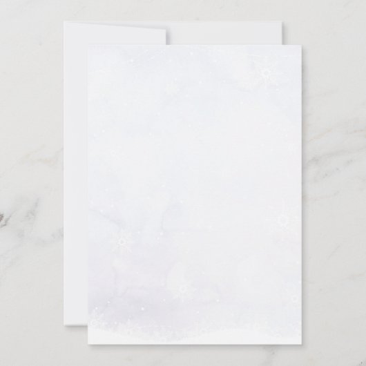 Baby Het is koud buiten het Baby shower van de win Kaart (Achterkant)