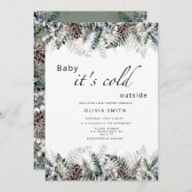 Baby het is koud buiten het baby shower van de win