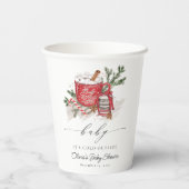 Baby Het is koud buiten het Baby shower van de win Papieren Bekers (Achterkant)