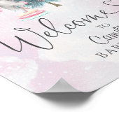 Baby Het is koud buiten het Baby shower van de Win Poster (Hoek)