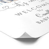 Baby Het is koud buiten het Baby shower van de Win Poster (Hoek)