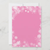 Baby Het is koud buiten het Baby shower van het wi Kaart (Achterkant)