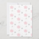 Baby Het is koud buiten het Baby shower van het wi Kaart (Achterkant)