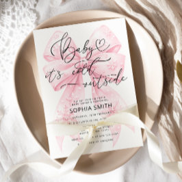 Baby Het is koud buiten het Baby shower van het wi Kaart