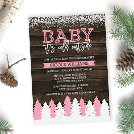 Baby Het is koud buiten het Baby shower van het wi Kaart