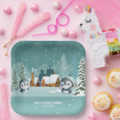 Baby Het is Koud Buiten het Baby shower van het Wi Papieren Bordje (Feest)