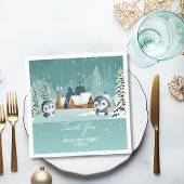 Baby Het is Koud Buiten het Baby shower van het Wi Servet