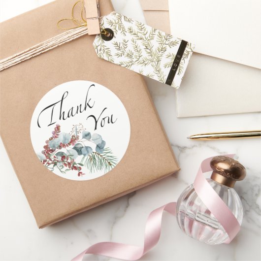 Baby het is koud buiten het groene. ronde sticker (Geschenken)