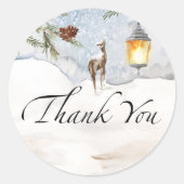 Baby het is koud buiten het groene. ronde sticker (Voorkant)