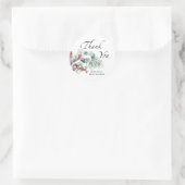 Baby het is koud buiten het groene. ronde sticker (Tas)