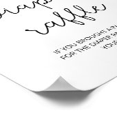 Baby het is koud buiten het luierverkeer poster (Hoek)