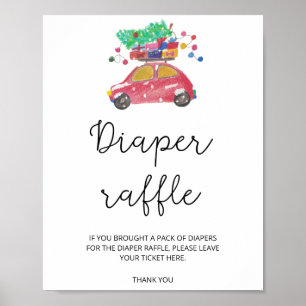 Baby het is koud buiten het luierverkeer poster