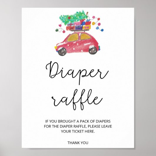 Baby het is koud buiten het luierverkeer poster (Voorkant)