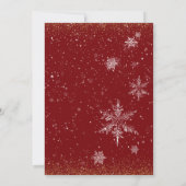 Baby het is koud buiten het moderne Baby shower Kaart (Achterkant)