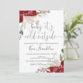 Baby het is koud buiten het Vrijgezellenfeest Kaart (Staand voorkant)