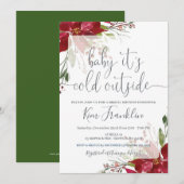 Baby het is koud buiten het Vrijgezellenfeest Kaart (Voorkant / Achterkant)