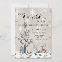 Baby het is koud buiten het winterse baby shower i