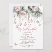 Baby Het is koud buiten het winterse baby shower p Kaart (Voorkant)