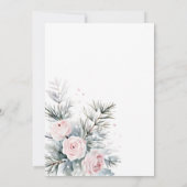 Baby Het is koud buiten het winterse baby shower p Kaart (Achterkant)