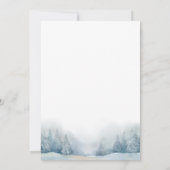 Baby Het is koud buiten het wintersneeuwBaby showe Kaart (Achterkant)