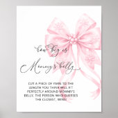 Baby Het is koud Buiten Hoe groot is de buik van m Poster (Voorkant)