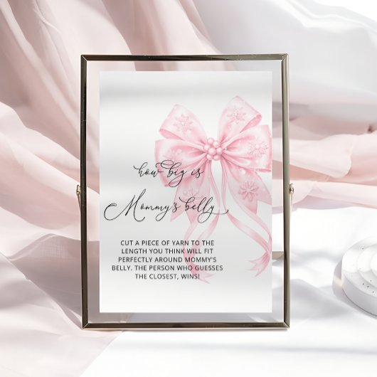 Baby Het is koud Buiten Hoe groot is de buik van m Poster