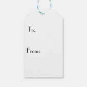 Baby Het is koud buiten - Holiday Gift Label Cadeaulabel (Achterkant)