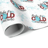 Baby Het is koud buiten inpakpapier (Rol Hoek)