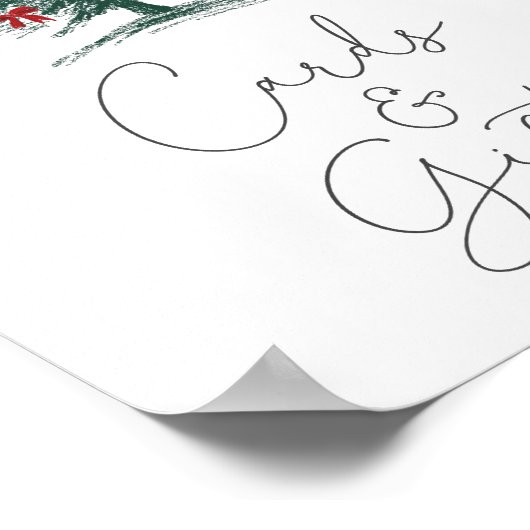 Baby Het is koud buiten Kaarten en geschenken Poster (Hoek)