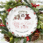 Baby het is koud buiten Kerst Baby shower Papieren Bordje<br><div class="desc">Dit item creëer is een feestelijke sfeer die ideaal is voor het vieren van een winterse baby shower,  waarbij de warmte van het kerstseizoen wordt gecombineerd met de opwinding van het verwelkomen van een nieuwe baby. Overeenkomende objecten zijn beschikbaar.</div>