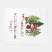 Baby het is koud buiten Kerst Persoonlijk Fleece Deken (Voorkant (Horizontaal))