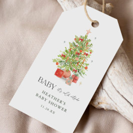 Baby Het is koud buiten kerstBaby shower Cadeaulabel