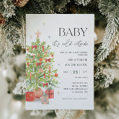 Baby Het is koud buiten kerstBaby shower Kaart