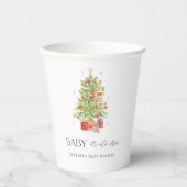 Baby Het is koud buiten kerstBaby shower Papieren Bekers (Voorkant)