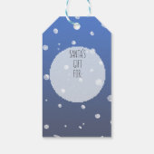 Baby, het is koud buiten - kerstcadeautassen cadeaulabel (Achterkant)