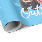 Baby Het is koud buiten kerstfeestbolle hond T- Cadeaupapier (Rol Hoek)