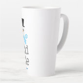 baby het is koud buiten kerstfeestdag latte mok (Rechterhoek)