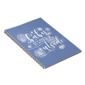 Baby het is koud buiten Kerstmis Notitieboek (Rechterzijde)