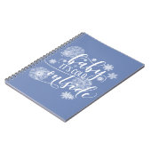 Baby het is koud buiten Kerstmis Notitieboek (Linkerzijde)