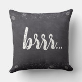 Baby het is koud buiten kerstvakantie kussen (Achterkant)