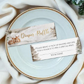 Baby het is koud buiten Luier Raffle Baby shower Mini Visitekaartjes