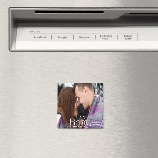 Baby Het is koud buiten magneet (Insitu (Vaatwasser))