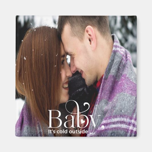 Baby Het is koud buiten magneet (Voorkant)