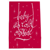 Baby Het is Koud buiten Medium Cadeauzakje (Achterkant)