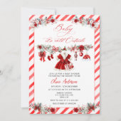 Baby het is koud buiten meisje Baby shower Kaart (Voorkant)