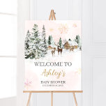 Baby Het is koud buiten Meisje Winter Welkom Poster<br><div class="desc">Maak uw evenement speciaal met dit Pink Winter Wonderland Snowflake Baby shower met ons schattige en mooie printbare welkomstbord met een schattig winterthema. Download,  personaliseer en creëer blijvende herinneringen met deze perfecte touch voor uw vreugdevolle viering! BS581</div>