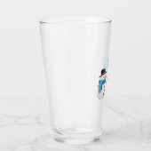 Baby Het is koud buiten met een sneeuwman op een Glas (Rechts)