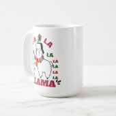 Baby Het is koud buiten Mok - Llama Holiday (Voorkant links)