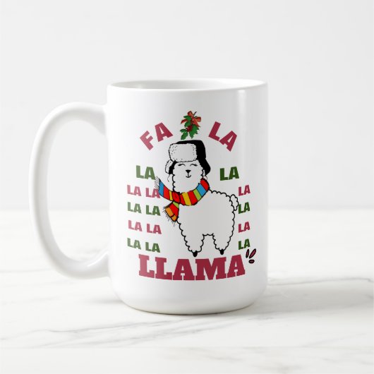Baby Het is koud buiten Mok - Llama Holiday (Links)