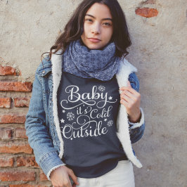 Baby het is koud buiten Navy Blue Dames Trui